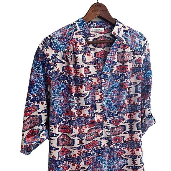 Scarlet Roos Lightweight Button Down Shirt - Picture 2 of 7